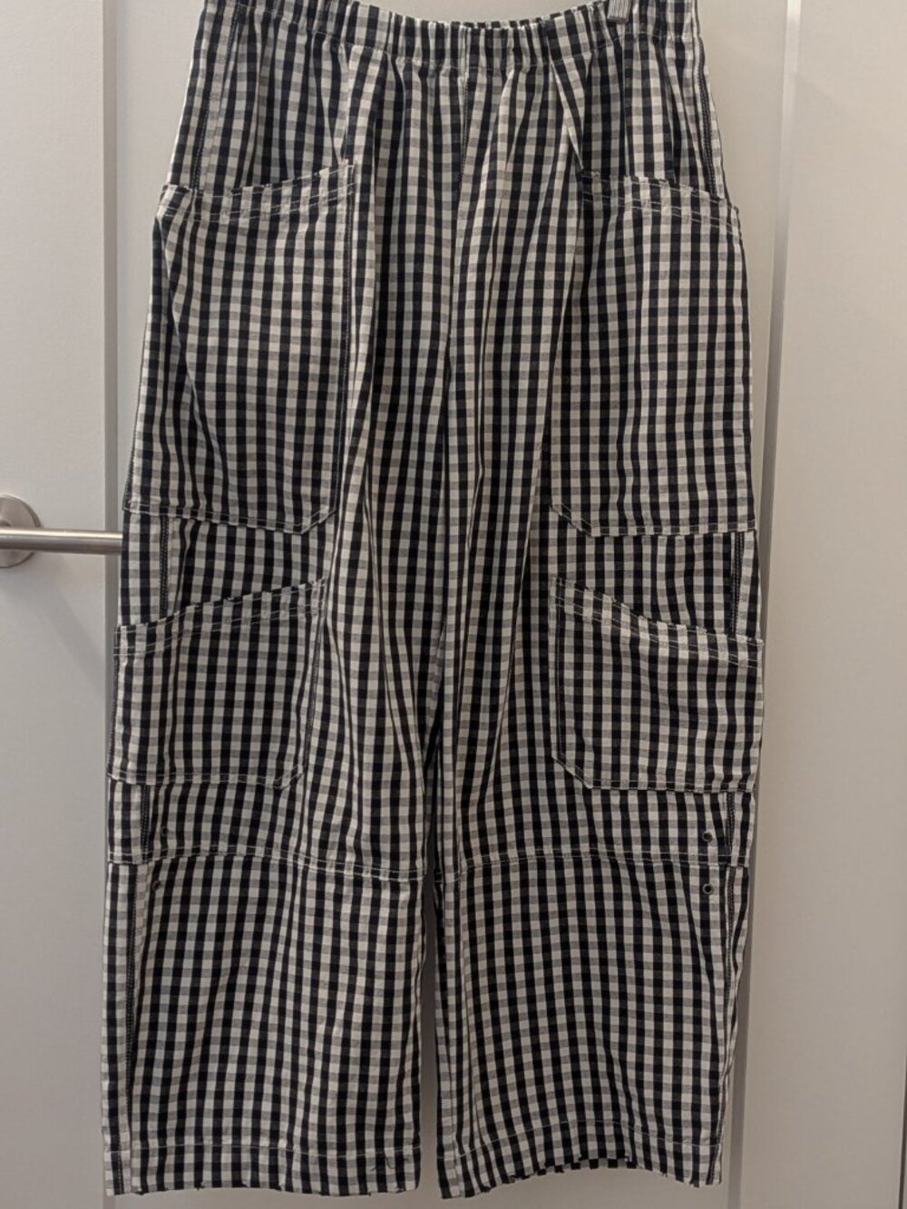 BDG Charlie Printed Wide-Leg Pant Gingham - SIZE LARGE Urban Outfitters - Picture 4 of 7